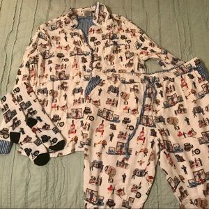 Costco Themed Pajama Set Like New LARGE Munki